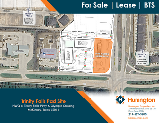 Más detalles para NWQ of Trinity Falls Pkwy & Olympic Crossing, McKinney, TX - Terrenos en venta