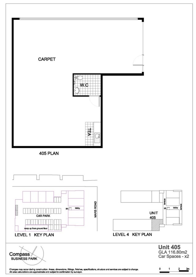 27 Mars Rd, Lane Cove West, NSW 2066 - Unidad 405 -  - Plano de la planta - Image 1 of 6