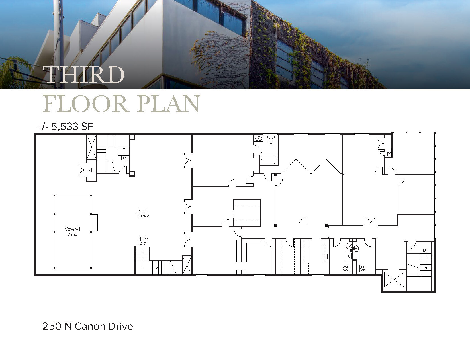 250-256 N Canon Dr, Beverly Hills, CA en alquiler Plano de la planta- Imagen 1 de 1