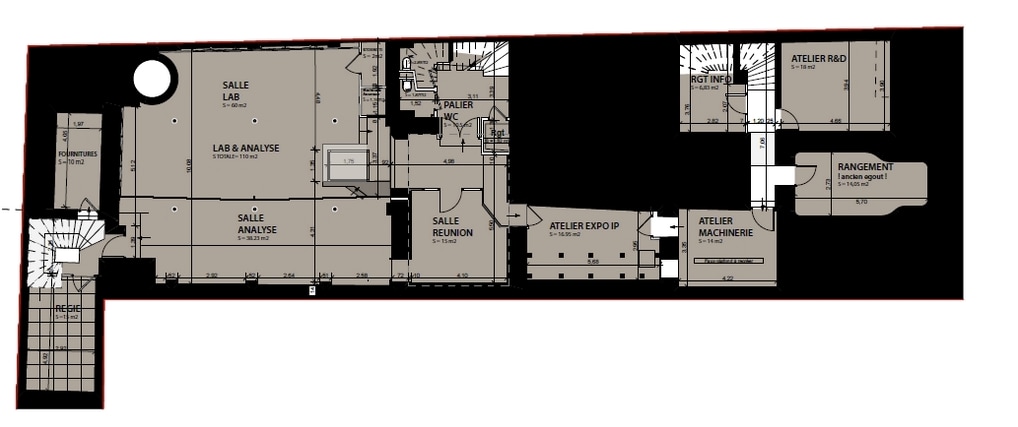 247 Rue Du Faubourg Saint-Martin, Paris, PAR 75010 - - - Plano de la planta - Image 1 of 11