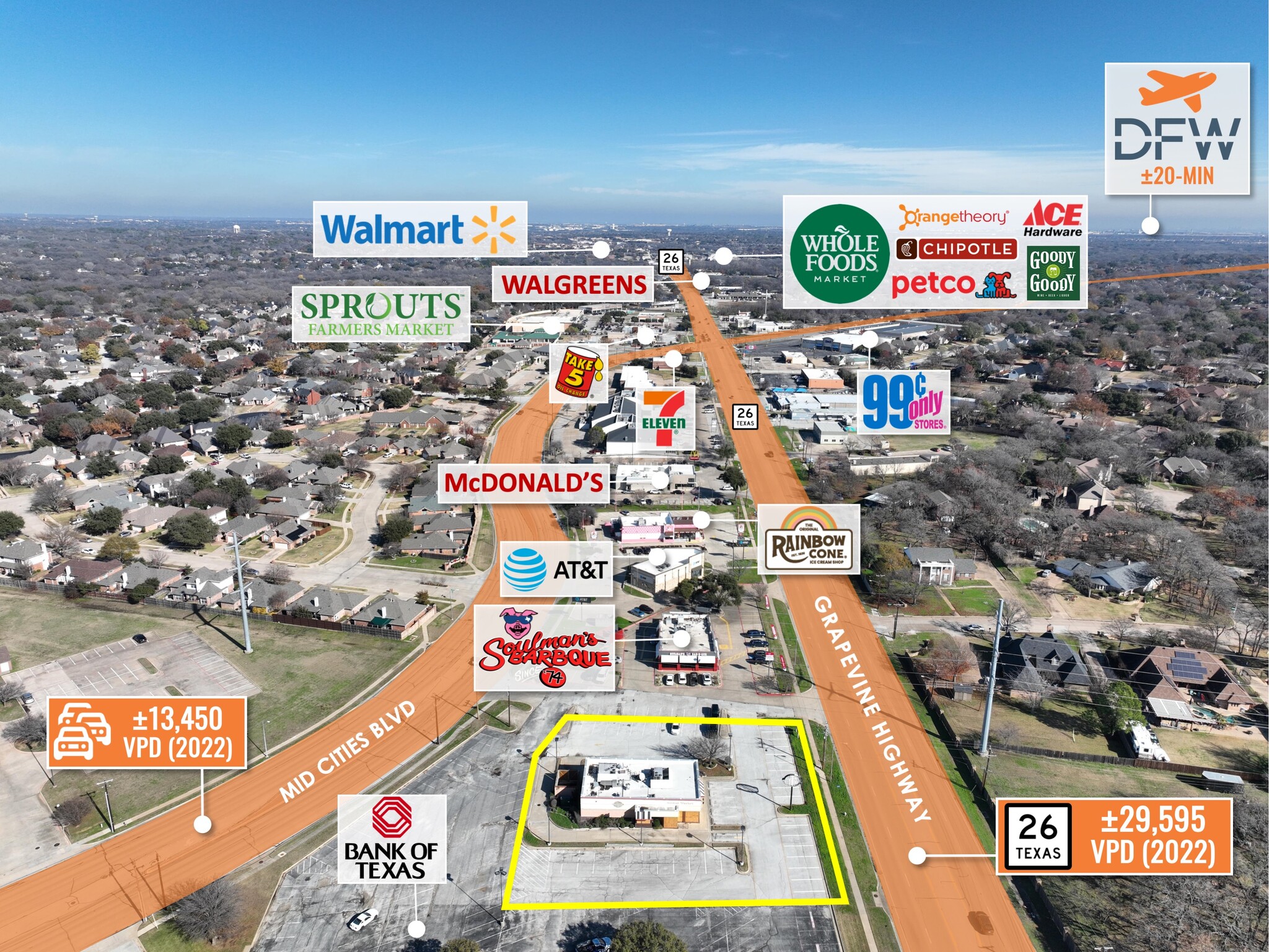 494 Grapevine Hwy, Hurst, TX en venta Foto del edificio- Imagen 1 de 11