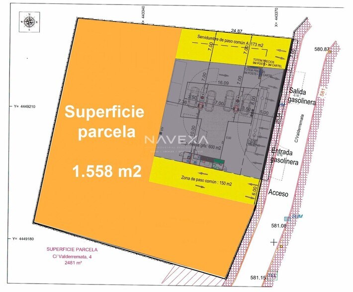 Terreno en Valdemoro, Madrid en alquiler - Plano de solar - Imagen 2 de 2