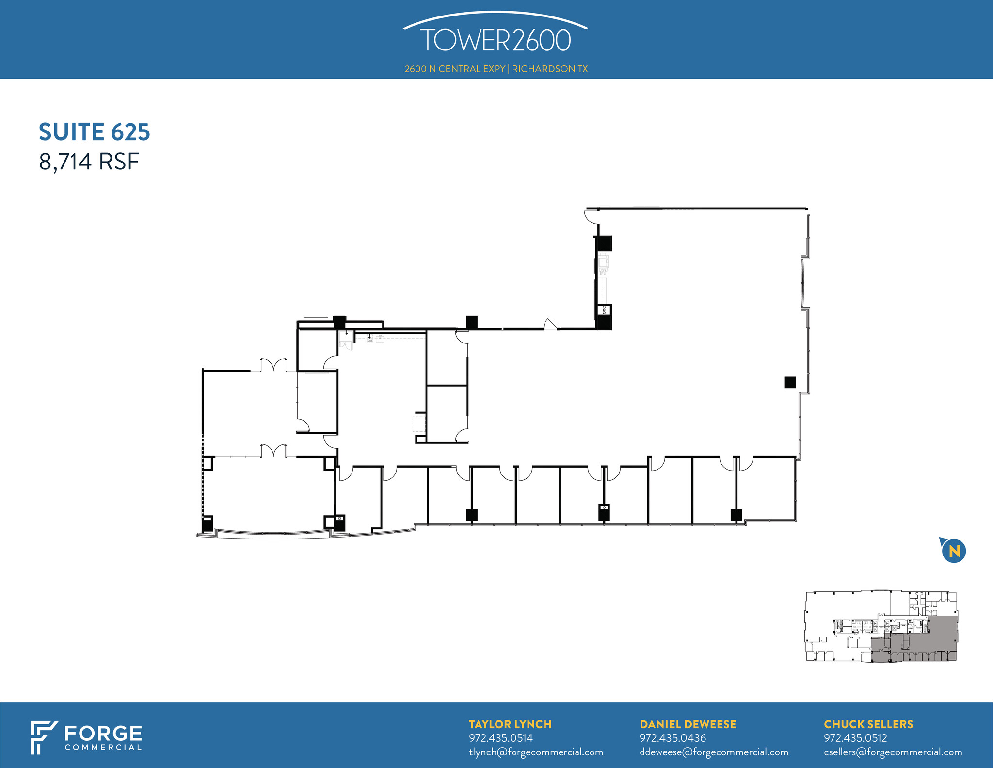 2600 N Central Expy, Richardson, TX en alquiler Plano de la planta- Imagen 1 de 1