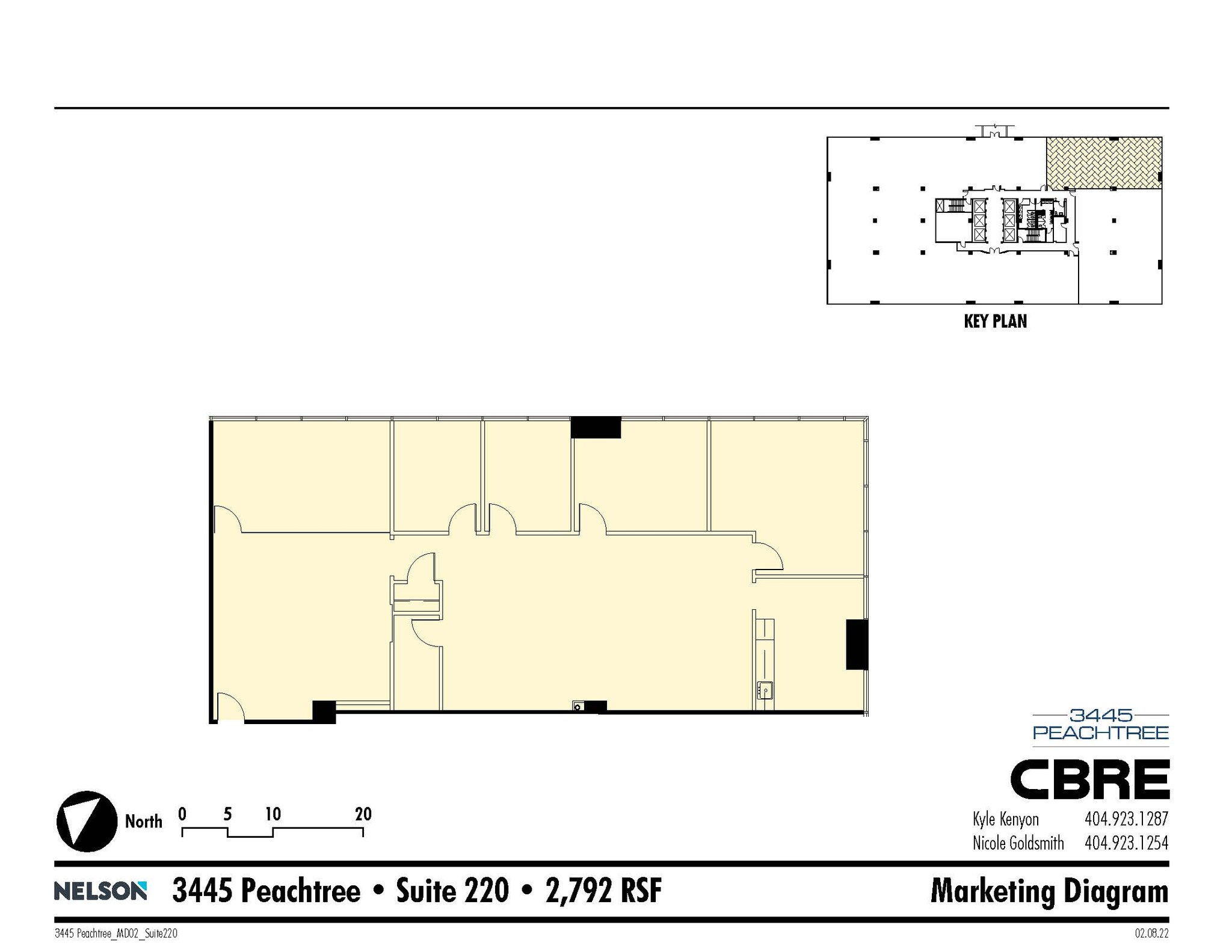 3445 Peachtree Rd NE, Atlanta, GA en alquiler Plano de la planta- Imagen 1 de 1