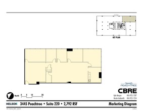 3445 Peachtree Rd NE, Atlanta, GA en alquiler Plano de la planta- Imagen 1 de 1