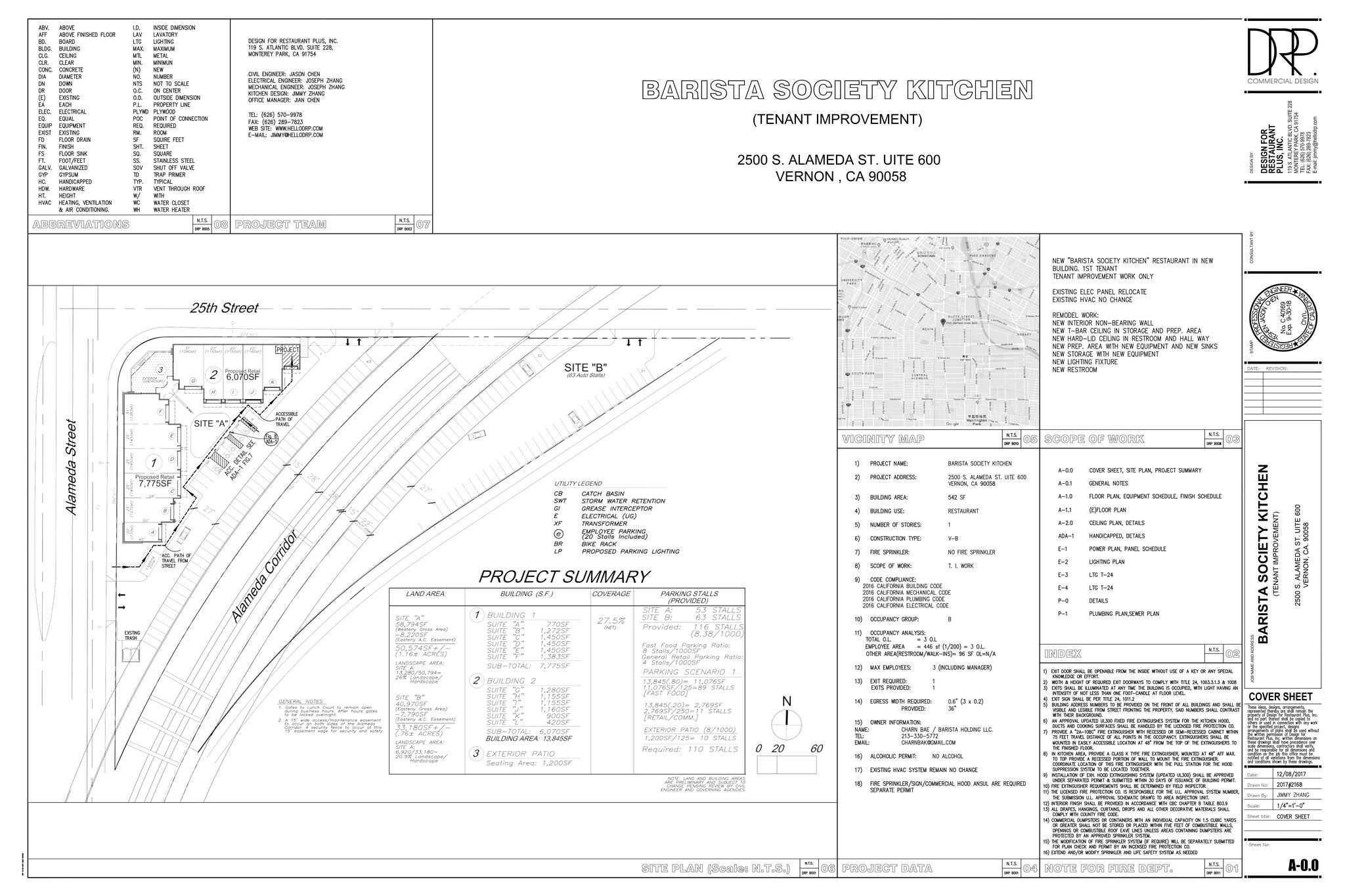 2544-2550 S Alameda St, Vernon, CA en alquiler Plano del sitio- Imagen 1 de 5