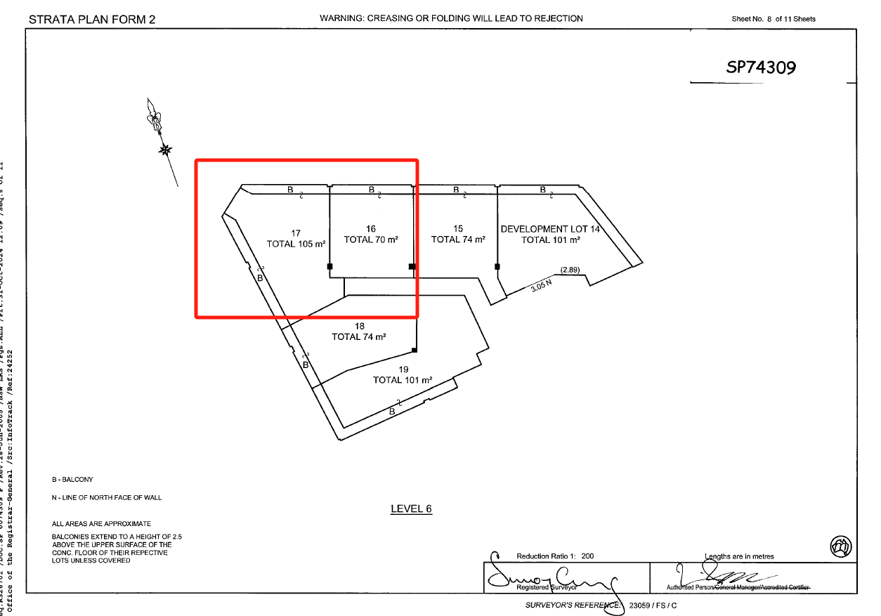 25-29 Dixon St, Sydney, NSW 2000 - Unidad 16 & 17 - - Plano de la planta - Image 1 of 1