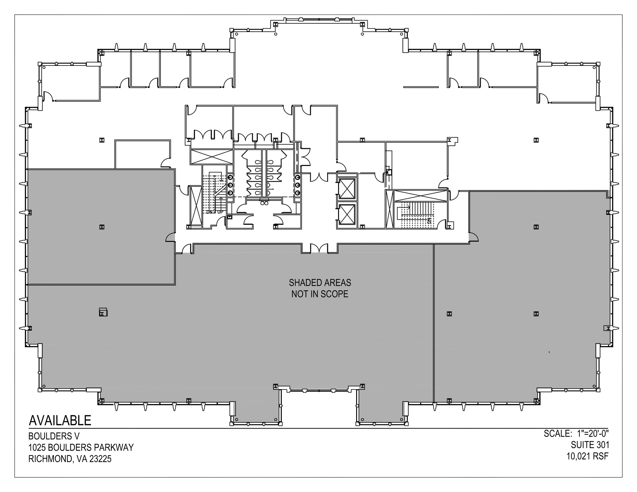 7501 Boulder View Dr, North Chesterfield, VA en alquiler Plano del sitio- Imagen 1 de 1