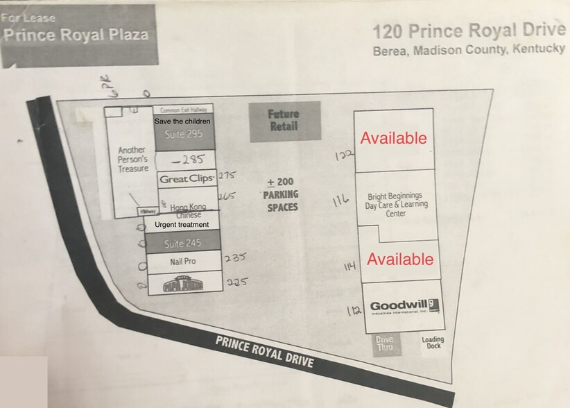 112-295 Prince Royal Dr, Berea, KY en alquiler - Plano del sitio - Imagen 1 de 13