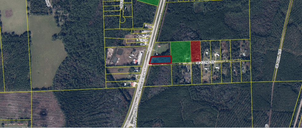 US HWY 301 and SE 122nd st, Starke, FL en venta - Vista aérea - Imagen 1 de 2