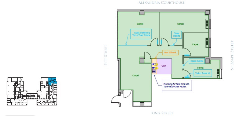 510-526 King St, Alexandria, VA en alquiler Plano de la planta- Imagen 1 de 1