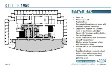 1111 Broadway, Oakland, CA en alquiler Plano de la planta- Imagen 1 de 1