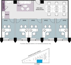 1730 Rhode Island Ave NW, Washington, DC en alquiler Plano de la planta- Imagen 1 de 10