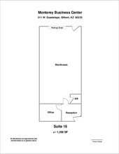 511 W Guadalupe Rd, Gilbert, AZ en alquiler Plano de la planta- Imagen 1 de 1