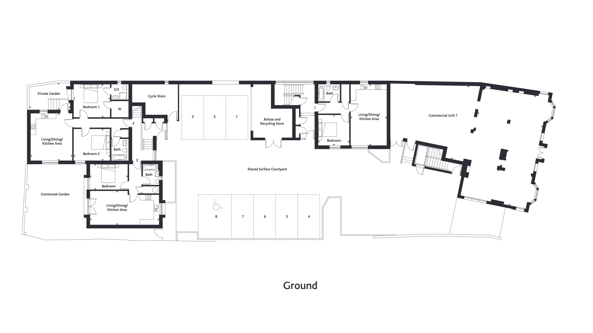 40 Station Rd, Egham en alquiler Plano del sitio- Imagen 1 de 2