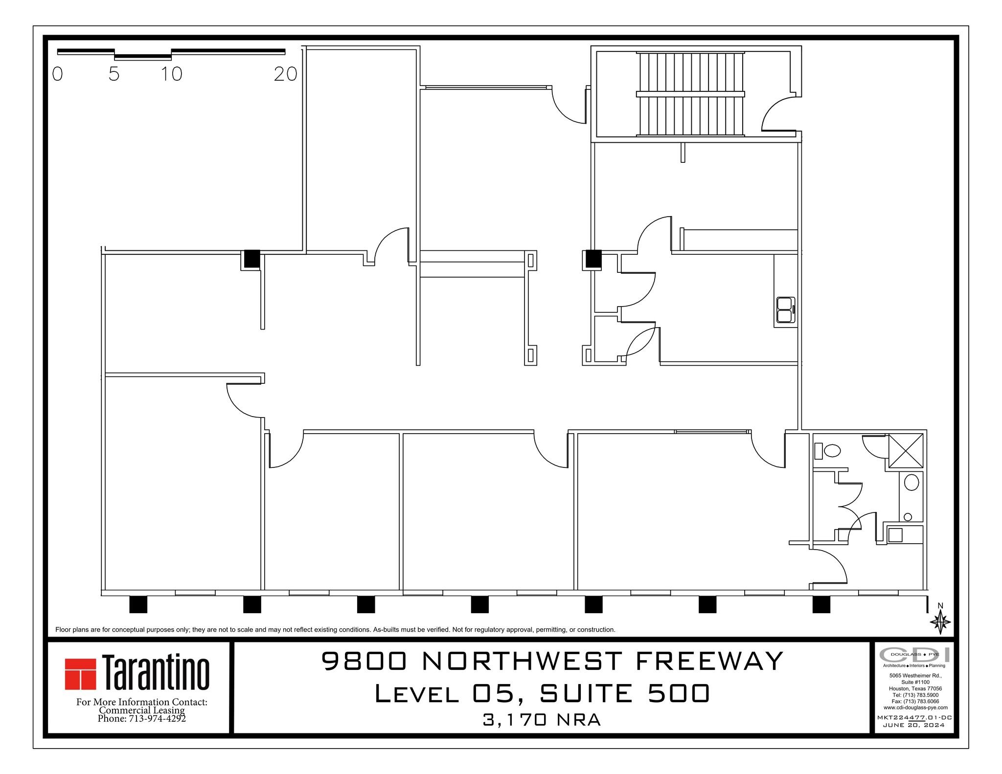 9800 Northwest Fwy, Houston, TX en alquiler Plano del sitio- Imagen 1 de 1