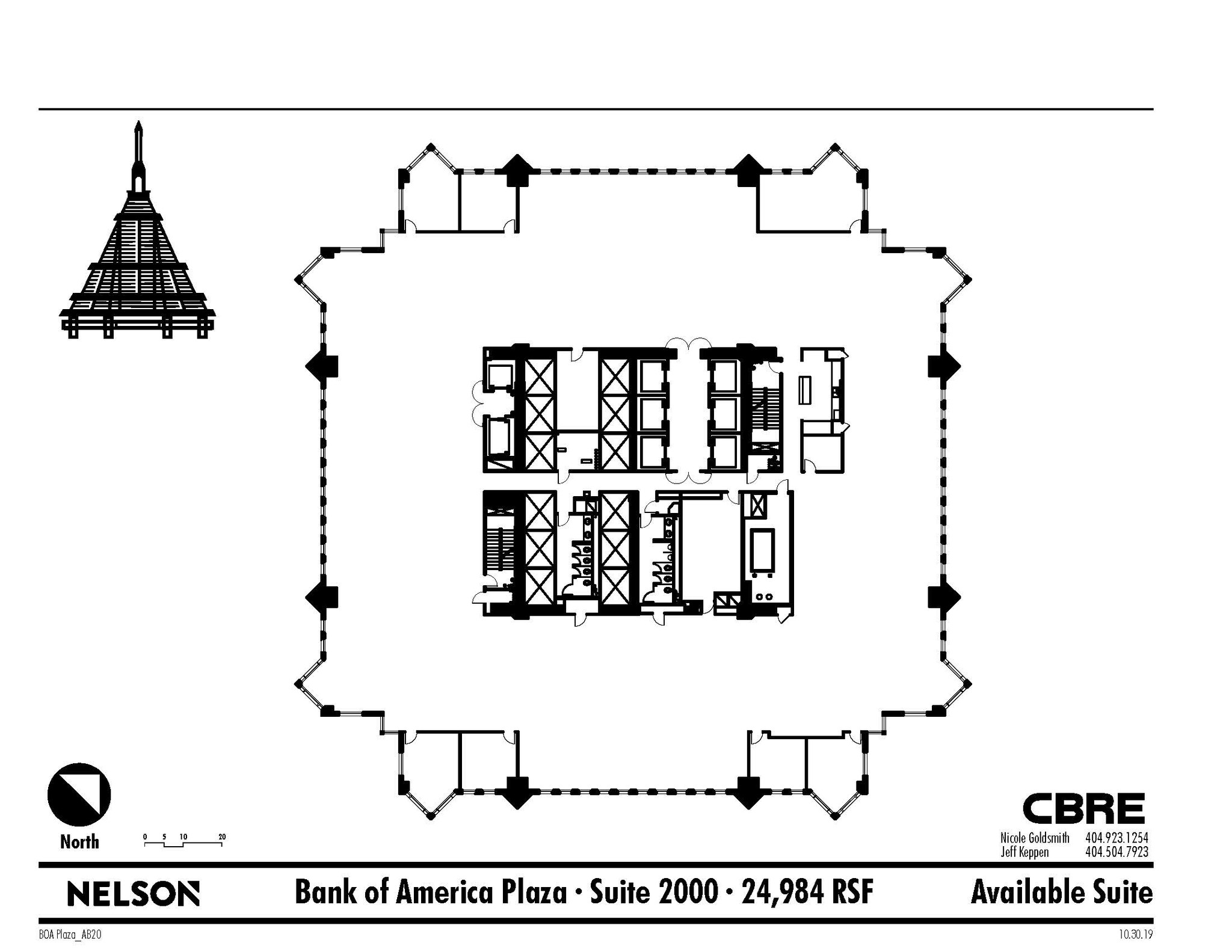 600 Peachtree St NE, Atlanta, GA en alquiler Plano de la planta- Imagen 1 de 1