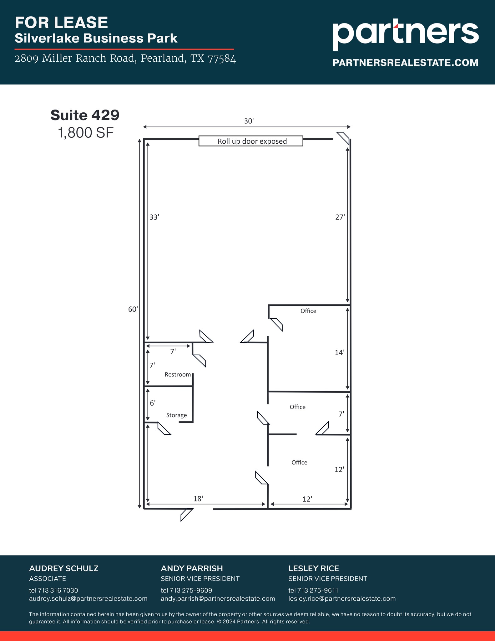 2825 Miller Ranch Rd, Pearland, TX en alquiler Plano del sitio- Imagen 1 de 1