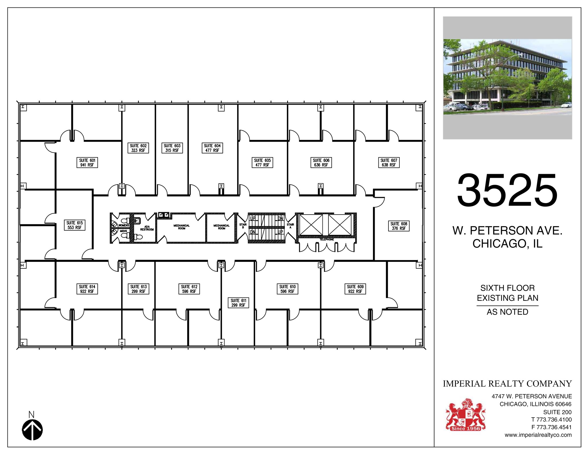 3525 W Peterson Ave, Chicago, IL en alquiler Plano del sitio- Imagen 1 de 1