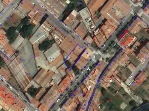 Olot, GER - Aérea vista de mapa