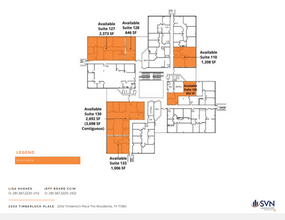 2202 Timberloch Pl, The Woodlands, TX en alquiler Plano de la planta- Imagen 2 de 2