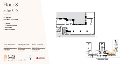 235 Montgomery St, San Francisco, CA en alquiler Plano de la planta- Imagen 1 de 1