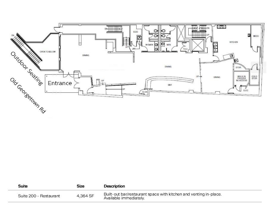 7514 Wisconsin Ave, Bethesda, MD en alquiler Plano de la planta- Imagen 1 de 1