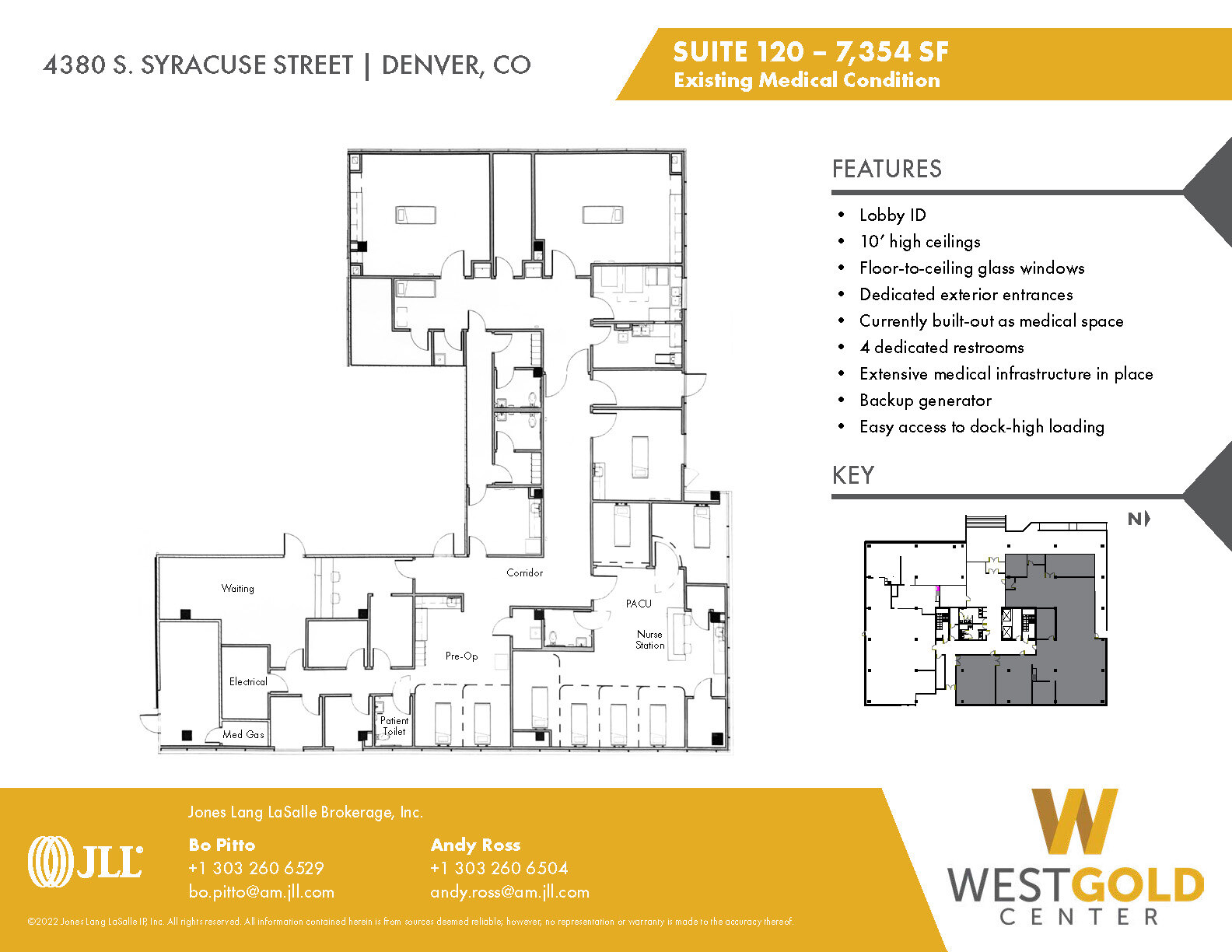 4380 S Syracuse St, Denver, CO en alquiler Plano de la planta- Imagen 1 de 2