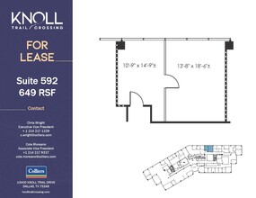 15400 Knoll Trail Dr, Dallas, TX en alquiler Plano de la planta- Imagen 1 de 1