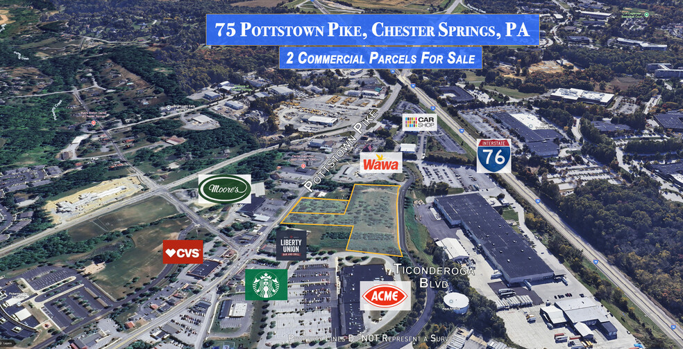 75 Pottstown Pike, Chester Springs, PA en venta - Foto del edificio - Imagen 1 de 8