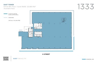 1333 H St NW, Washington, DC en alquiler Plano de la planta- Imagen 1 de 1