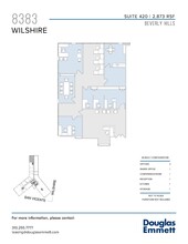 8383 Wilshire Blvd, Beverly Hills, CA en alquiler Plano de la planta- Imagen 1 de 1