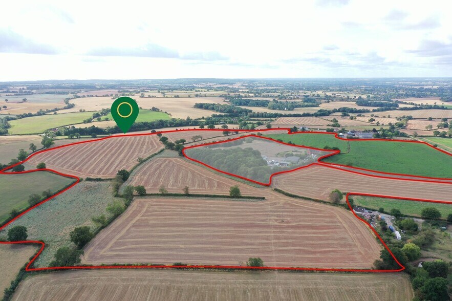Land Forming Part of New House Farm, Hurley, Atherstone en venta - Vista aérea - Imagen 2 de 11