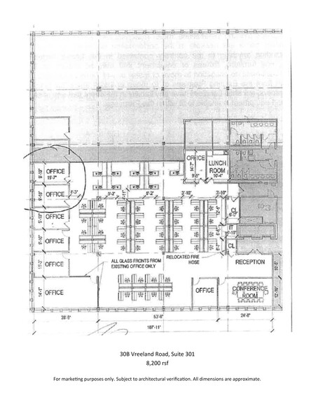 30 Vreeland Rd, Florham Park, NJ en alquiler - Plano del sitio - Imagen 1 de 49