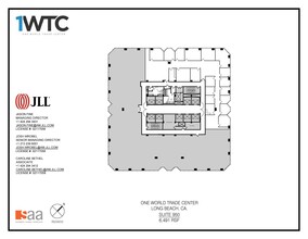 1 World Trade Ctr, Long Beach, CA en alquiler Plano de la planta- Imagen 1 de 1