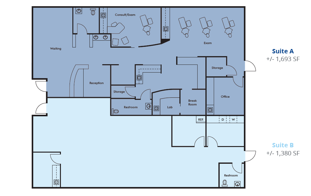 3726 Coffee Rd, Bakersfield, CA en alquiler Plano de la planta- Imagen 1 de 1