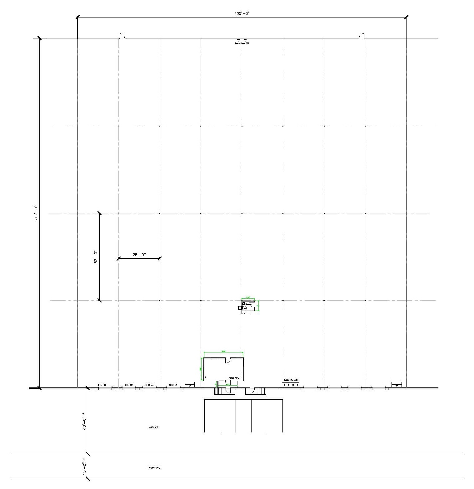 8801-8845 Seeger Industrial Dr, Berkeley, MO en alquiler Plano de la planta- Imagen 1 de 2