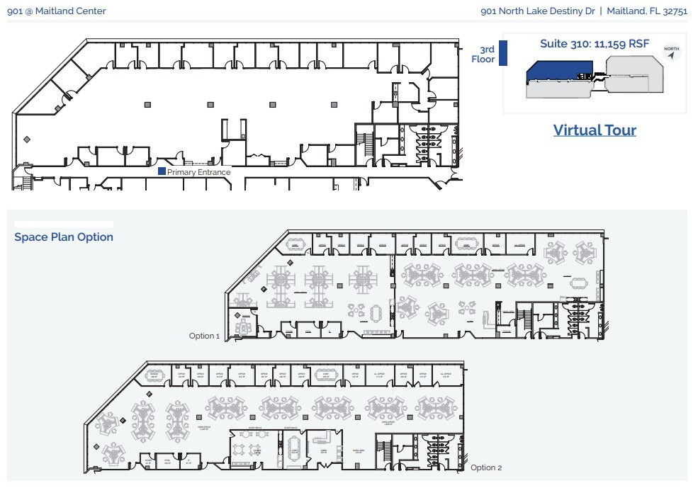 901 N Lake Destiny Dr, Maitland, FL en alquiler Plano de la planta- Imagen 1 de 1