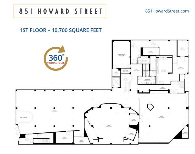 851-853 Howard St, San Francisco, CA en venta Plano de la planta- Imagen 1 de 1