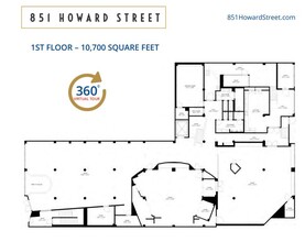 851-853 Howard St, San Francisco, CA en venta Plano de la planta- Imagen 1 de 1