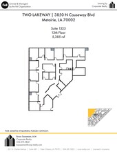 3900 N Causeway Blvd, Metairie, LA en alquiler Plano del sitio- Imagen 1 de 1