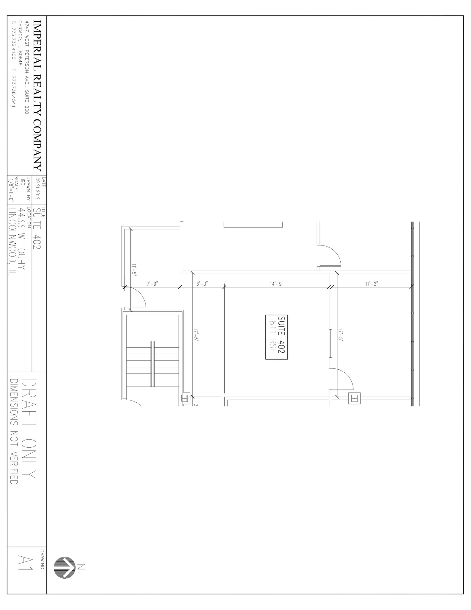 4433 W Touhy Ave, Lincolnwood, IL en alquiler Plano del sitio- Imagen 1 de 1