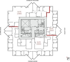 2121 Avenue of the Stars, Century City, CA en alquiler Plano de la planta- Imagen 1 de 1