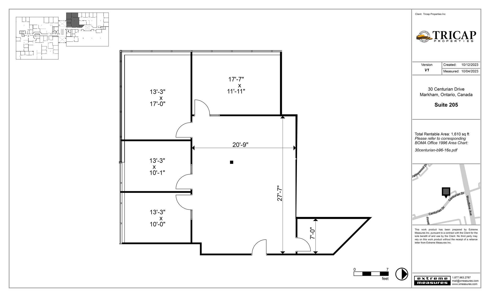 30 Centurian Dr, Markham, ON en alquiler Plano del sitio- Imagen 1 de 1