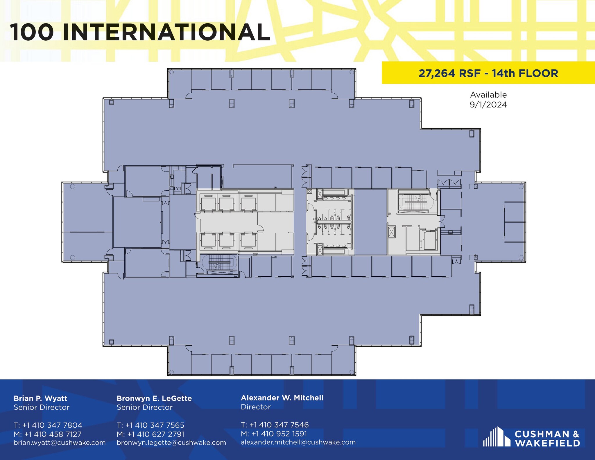 100 International Dr, Baltimore, MD en alquiler Plano de la planta- Imagen 1 de 1