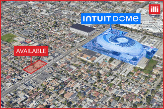 10503-10507 S Prairie Ave, Inglewood, CA - VISTA AÉREA  vista de mapa - Image1