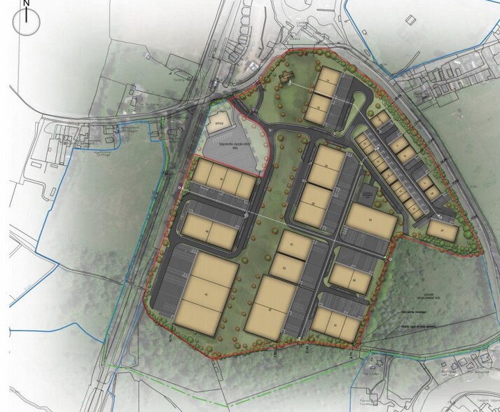 Hampstead Ln, Yalding en venta - Vista aérea - Imagen 2 de 3