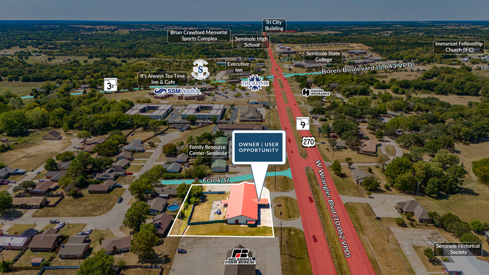 1805 E Highway 9, Seminole, OK en venta - Foto del edificio - Imagen 3 de 4