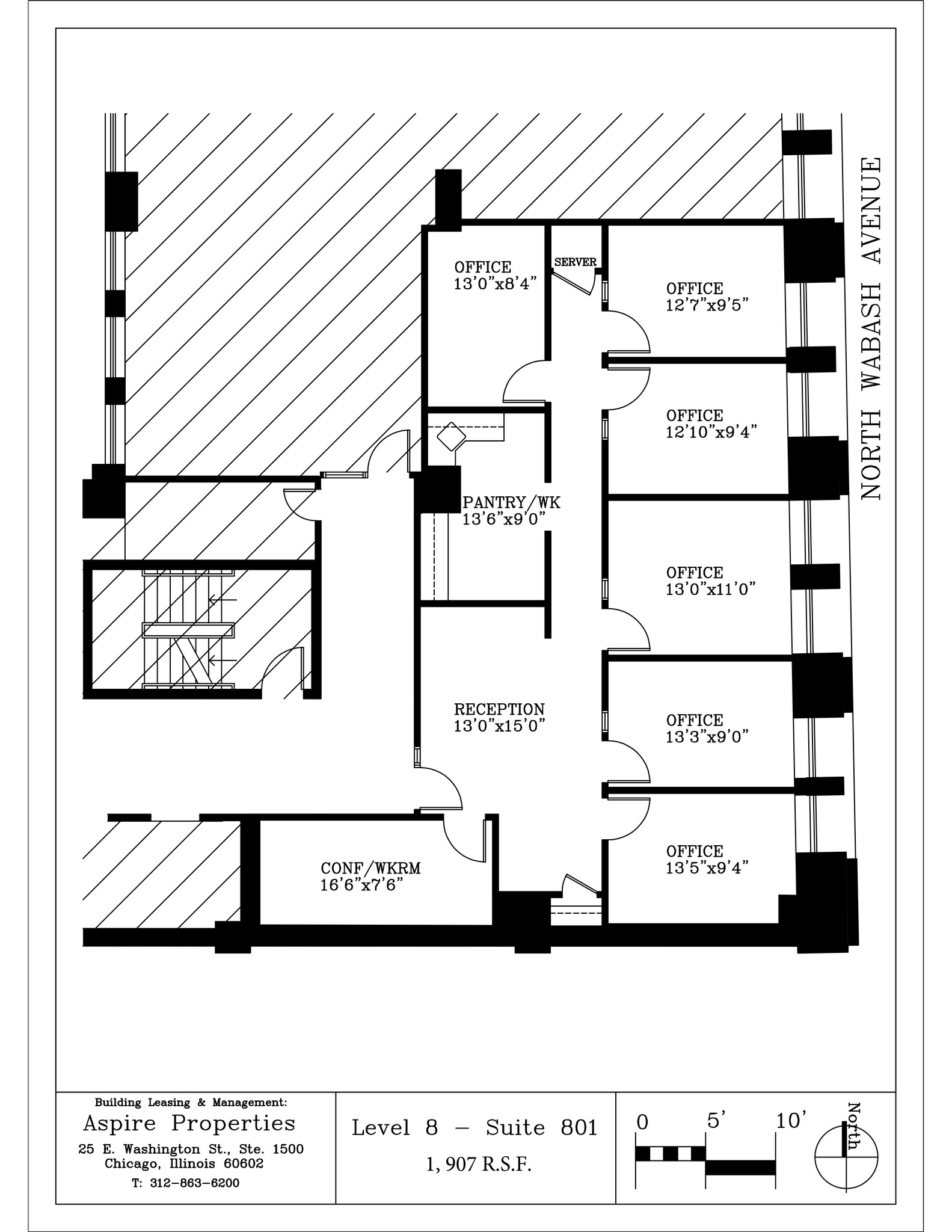 25 E Washington St, Chicago, IL en alquiler Plano del sitio- Imagen 1 de 1