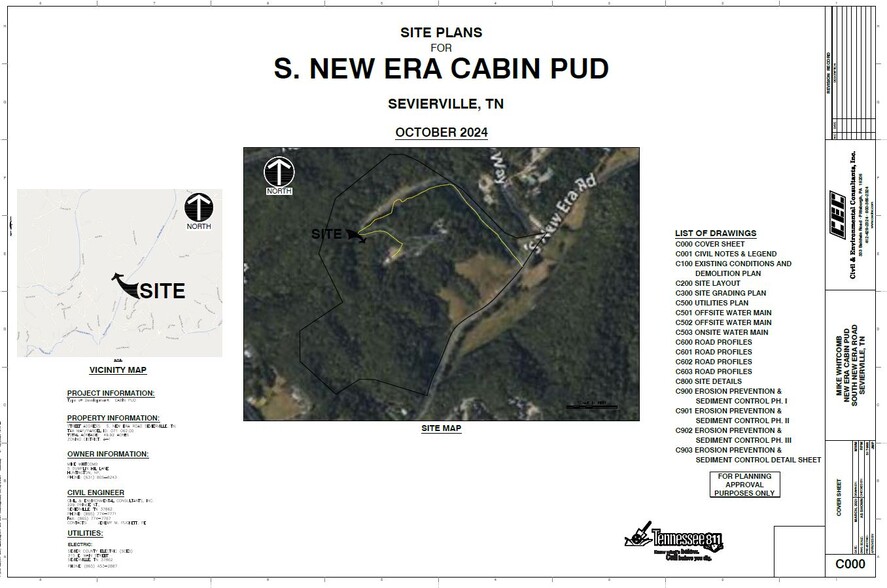 1204 S New Era Rd, Sevierville, TN en venta - Plano del sitio - Imagen 1 de 30